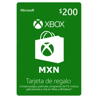 $200.00 MXN XBOX Gift Card [Mexico]