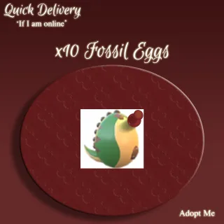 10 Fossil Eggs | Bundle Adopt Me