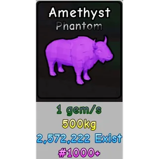 5x phantom amethyst cow