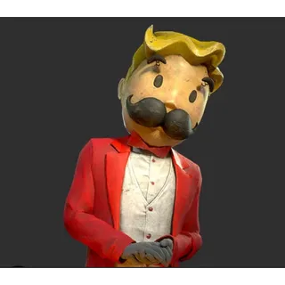 FALLOUT 76 | Mr. Vault Boy Outfit & Mascot Head skin | Bethesda | ALL PLATFORMS