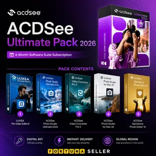 ACDSee Ultimate Pack 2026 | 6-Month Software Suite Subscription | Key