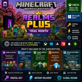 Minecraft: Bedrock Edition | Realms Plus Trial Month