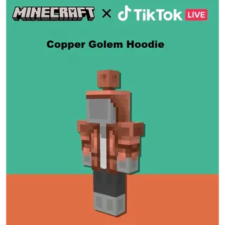 Minecraft  Bedrock Edition | Copper Golem Hoodie