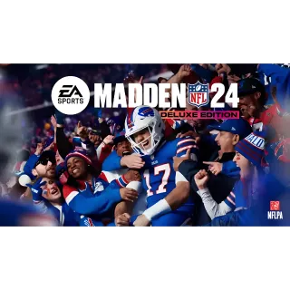 🔑Madden NFL 24: Deluxe Edition [Xbox Series X|S & Xbox One] USA