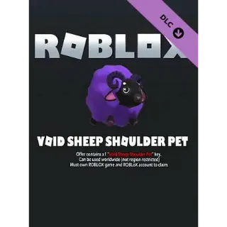 🔑🌐Roblox [DLC] - Void Sheep Shoulder Pet