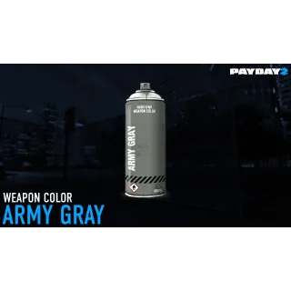 PAYDAY 2[DLC] ARMY GRAY WEAPON COLOR
