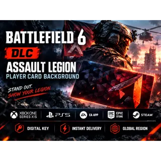 Battlefield 6 | DLC | ASSAULT LEGION Player Card Background