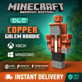 Minecraft  Bedrock Edition | Copper Golem Hoodie