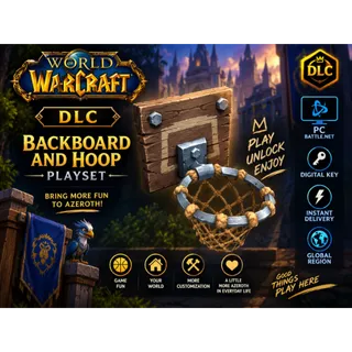 World of Warcraft | Backboard and Hoop Playset | Battle.net Key