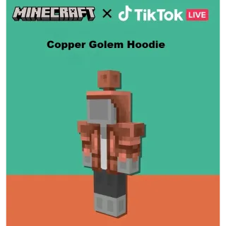 Minecraft  Bedrock Edition | Copper Golem Hoodie