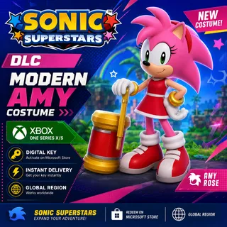 Sonic Superstars | DLC  | Modern Amy Costume | Xbox One & Series X/S