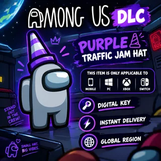 Among Us | DLC | Purple Traffic Jam Hat