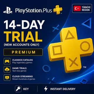 PlayStation Plus Premium | 14 Days TRIAL Subscription |  Turkey | ONLY FOR NEW ACCOUNTS