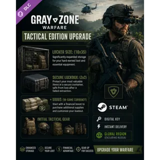 Gray Zone Warfare | DLC | Tactical Edition Upgrade | STEAM | EXCLUDING RUSSIA