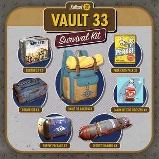 Fallout 76 | XBOX |  Vault 33 Survival Pack