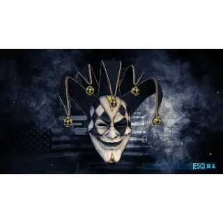 PAYDAY2-10th Anniversary Jester Mask