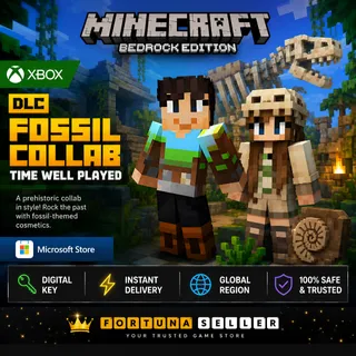 Minecraft Bedrock Edition | DLC |  Fossil Collab Time Well Played