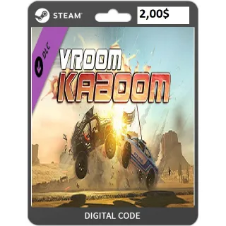 🔑Vroom Kaboom Premium [steam key] DLC