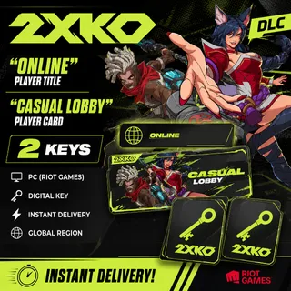 2XKO | "Online" Player Title | "Casual Lobby" Player Card | 2 KEYS