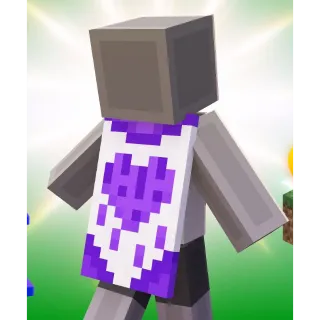 Minecraft Purple Heart Cape