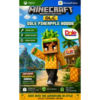 Minecraft Bedrock Edition | Dole Pineapple Hoodie