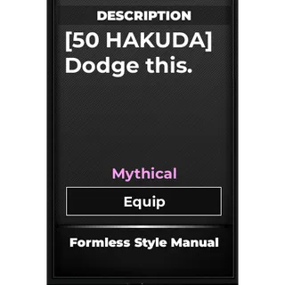 Formless Style Manual - Type Soul