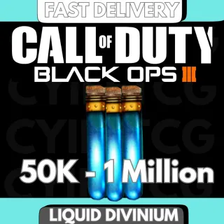 BLACK OPS 3 BO3 - 50k LIQUID DIVINIUM - FAST DELIVERY - BUY 2 GET 1 FREE - PC ONLY