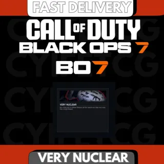 Black Ops 7 BO7 | VERY NUCLEAR CALLING CARD | ALL PLATFORMS | GLOBAL 24/7