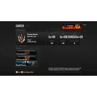 BLACK OPS 2 BO2 - ANY PRESTIGE + UNLOCK ALL WEAPONS + DIAMOND CAMO + ACHIEVEMENTS - FAST DELIVERY - PS4/PS5 ONLY - GLOBAL