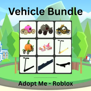 [BUNDLE] Vehicle Bundle (X9) - Adopt Me Roblox