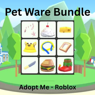 [BUNDLE] Pet Ware Bundle (X9) - Adopt Me Roblox