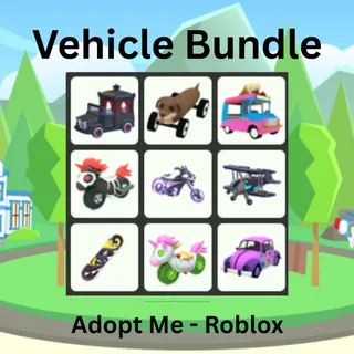 [BUNDLE] Vehicle Bundle (X9) - Adopt Me Roblox
