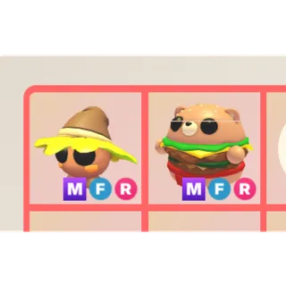 MFR BURGER BEAR & MFR OAKLEE WIZARD