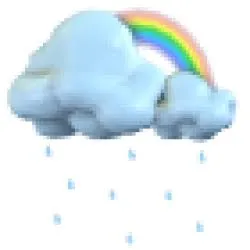 Rain cloud hat
