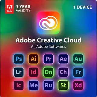 ADOBE CREATIVE CLOUD 1 YEAR 