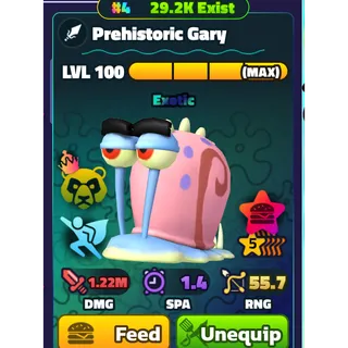 SERIAL 4 PREHISTOIC GARY 5 STARS