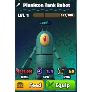 PLANK TON TANK ROBOT
