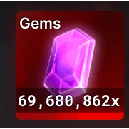 67 Million Gems TAXES COVERED