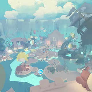 underwater glitched hous