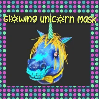 Glowing Unicorn Mask 🎭