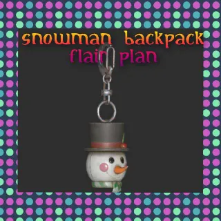 Snowman Flair Plan