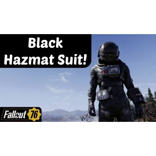 Black HazMat Suit
