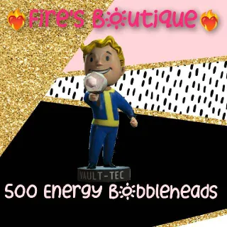 500 Energy Bobbleheads