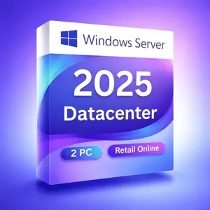 Windows Server 2025 Datacenter Retail Online Key – 2PC | Genuine & Lifetime License