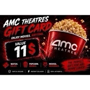 $11.00 USD  AMC Gift Card With Pin