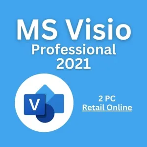 Visio 2021 Professional 2PC [Retail Online]