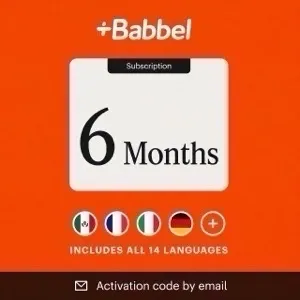 Babbel: 6 Month Subscription: Learn 14 Languages Normally $89
