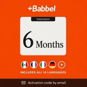 Babbel Subscription Key 6 Months