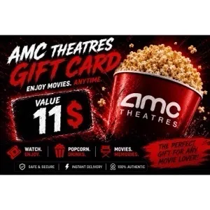 $11.00 USD  AMC Gift Card With Pin