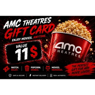 $11.00 USD  AMC Gift Card Instant delivery